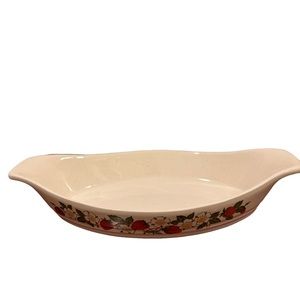Sheffield STRAWBERRIES N' CREAM Augratin Platter vintage